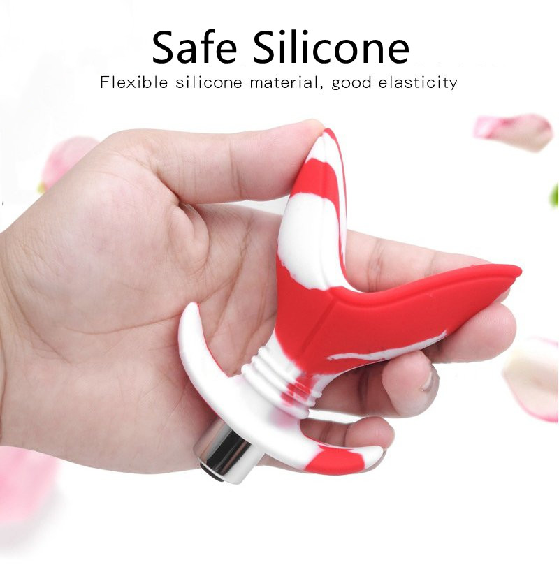Goldfish Tail Shaped 10 Speed Anal Vibrator Opening Anus Expander