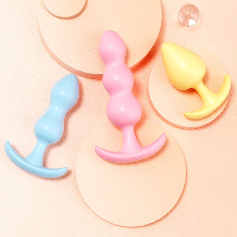 Colored Anal Plug Anal Pull Bead