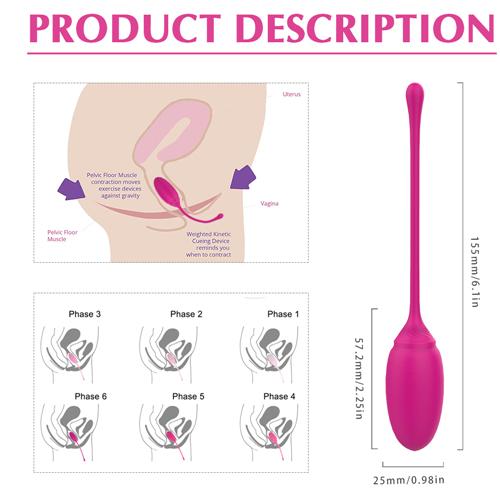 6 Pcs/Set Flower Color Kegel Ball