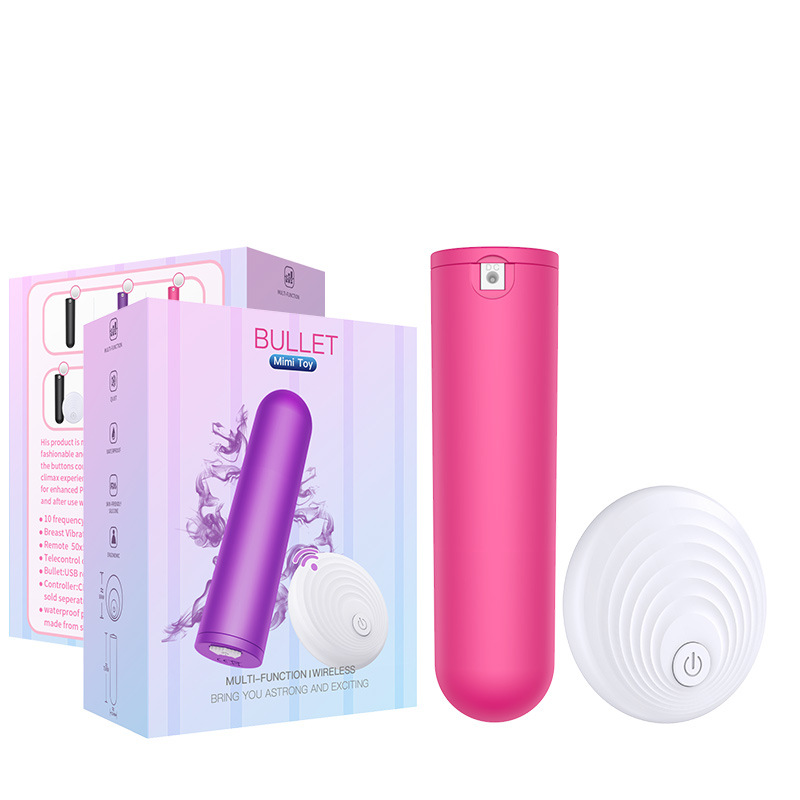 10 Speeds Remote Control Mini Lipstick Bullet Vibrator