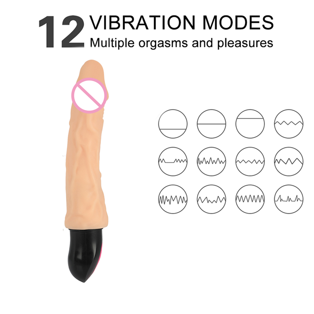 Heating Vibrator Dildos Female Masturbation