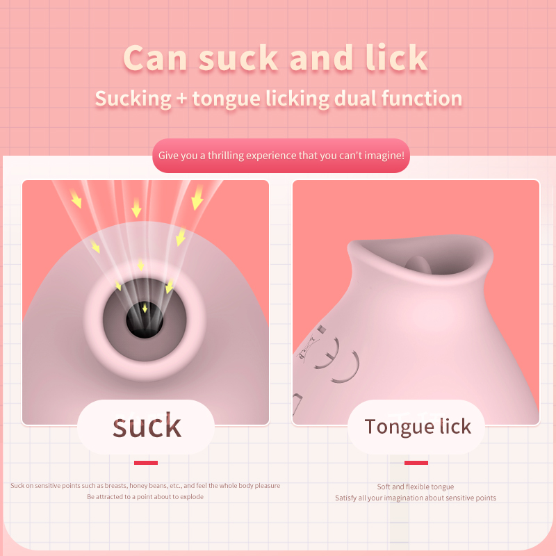 Suction Tongue Licking Penguin Vibrator