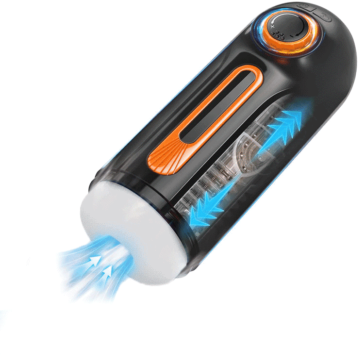 6 In 1 Automatic Telescopic Suction Heating Voice Masturbation Cup
