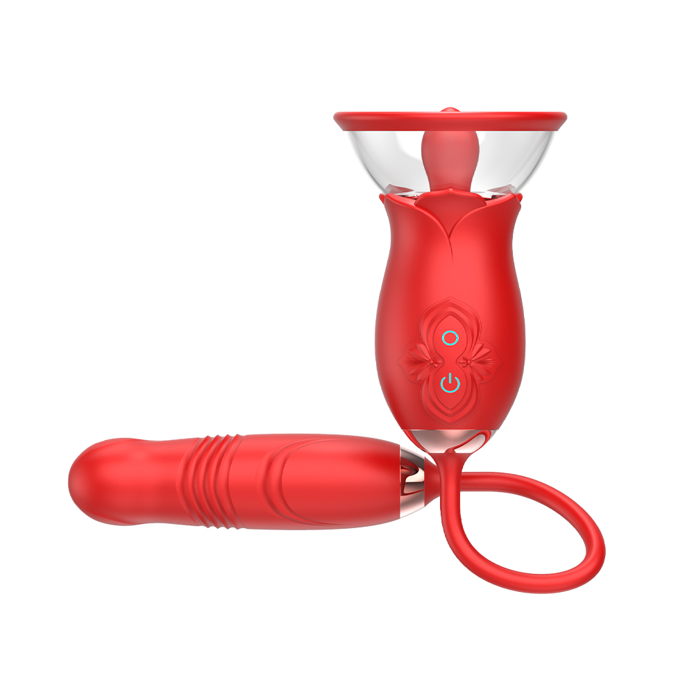 Rose Tongue Extender Vibrating Body Pump