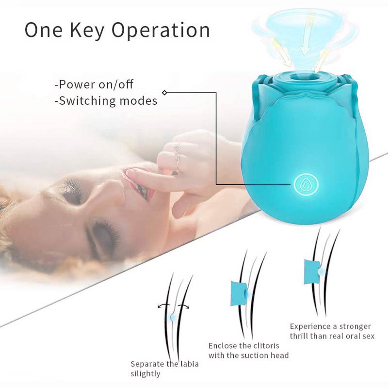The Original Rose Toy™ in Blue