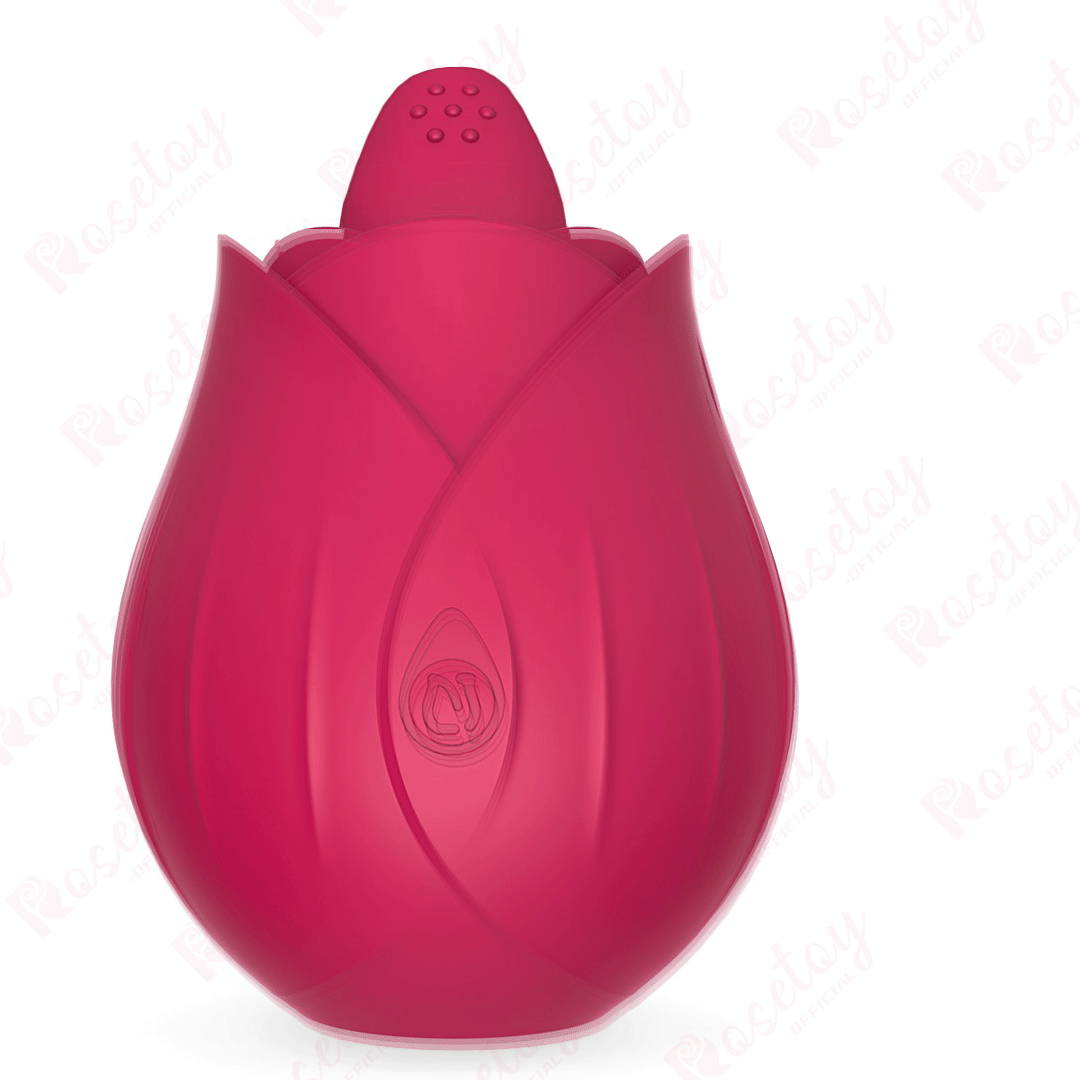 Rose Clitoral Vibrator with a Tongue for Women