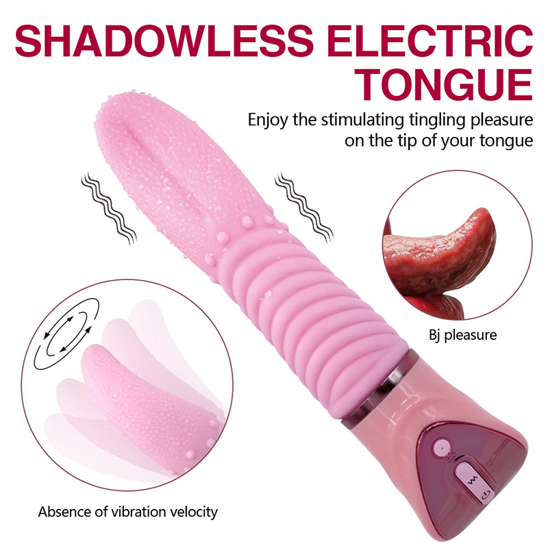 Multifunction G-spot Massager 10 Speed Tongue Vibrator
