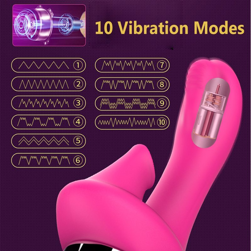 Oral Suction Vibrator 10 Vibration Clitoral G-spot Sucking Dildo Vibrator Massager
