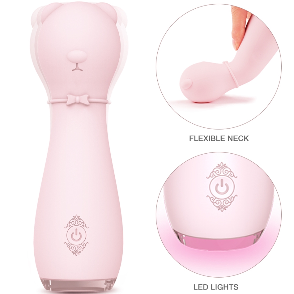 Vibrating Massager Small Cute Cat Wand Vibrator