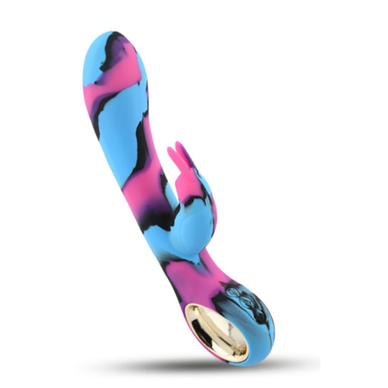 10 Frequency Heating Vibration Rainbow Vibrator