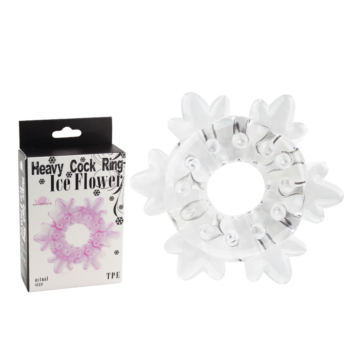 Snowflake Penis Ring Male Delayed Ring