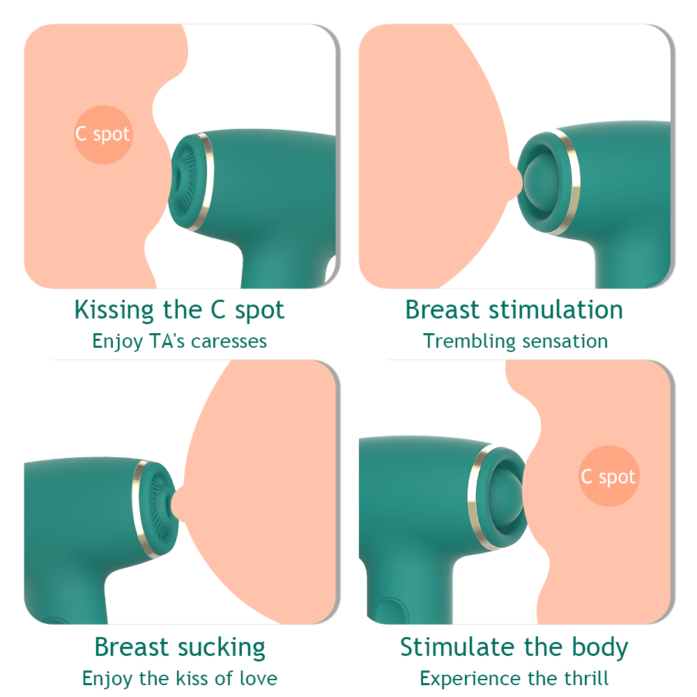 Dirce Hair Dryer Flapping Sucking Vibrator