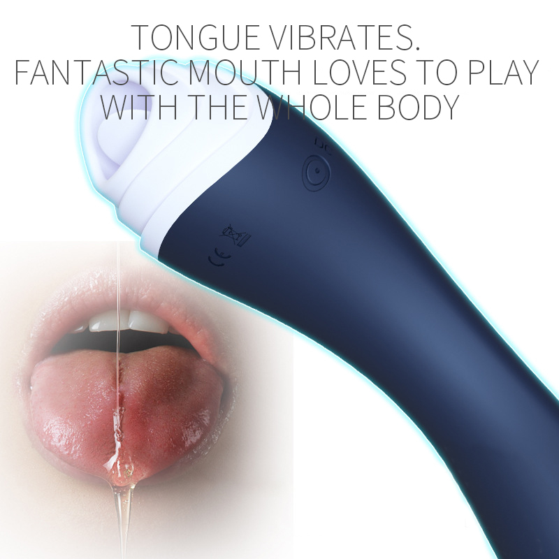 9-frequency Tongue Licking Vibrator