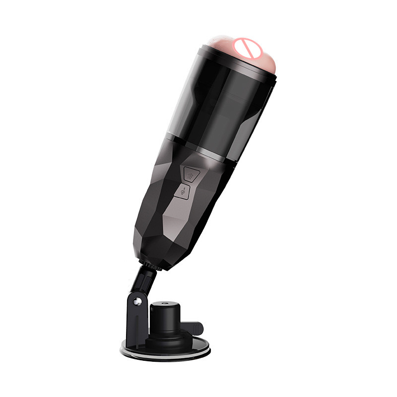 Automatic Telescopic Male Diamond Masturbator Cup Realistic Soft Pussy Sex Toy