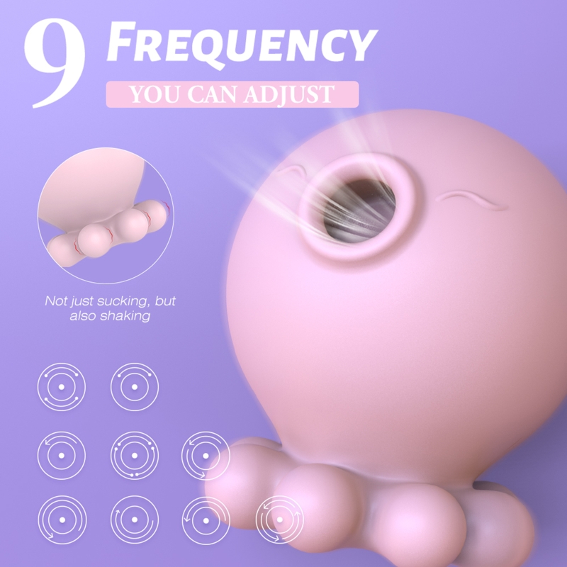 Sucking Octopus Vibrator Clitoris Stimulator