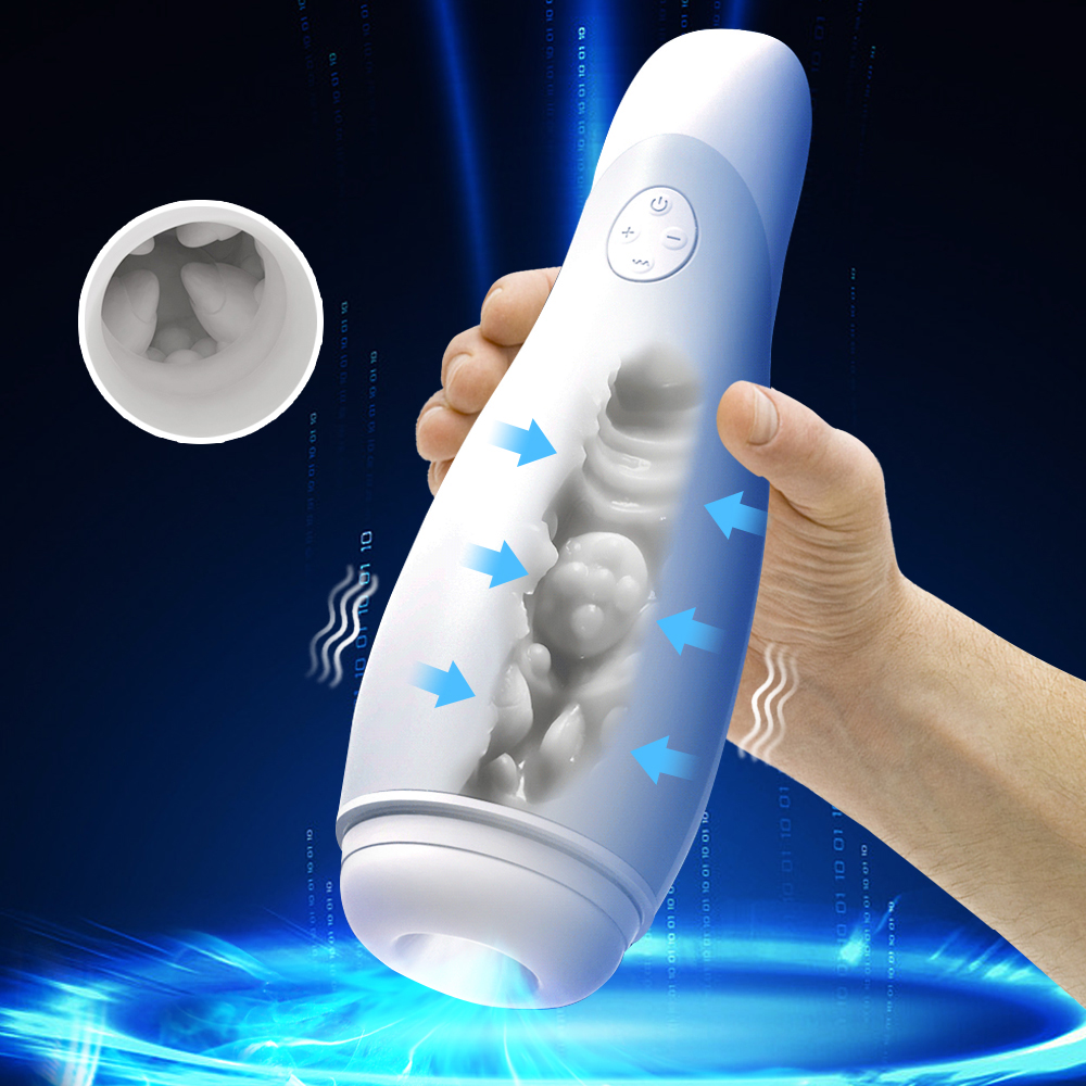3-in-1 Interactive Voice Automatic Sucking And Vibrating Blowjob Masturbation Cup