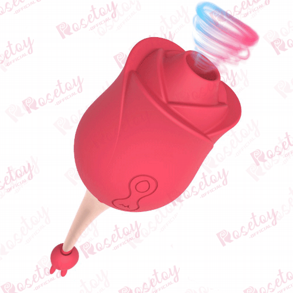 Rose Sucking Pinpoint Vibrator with 2 Attachments