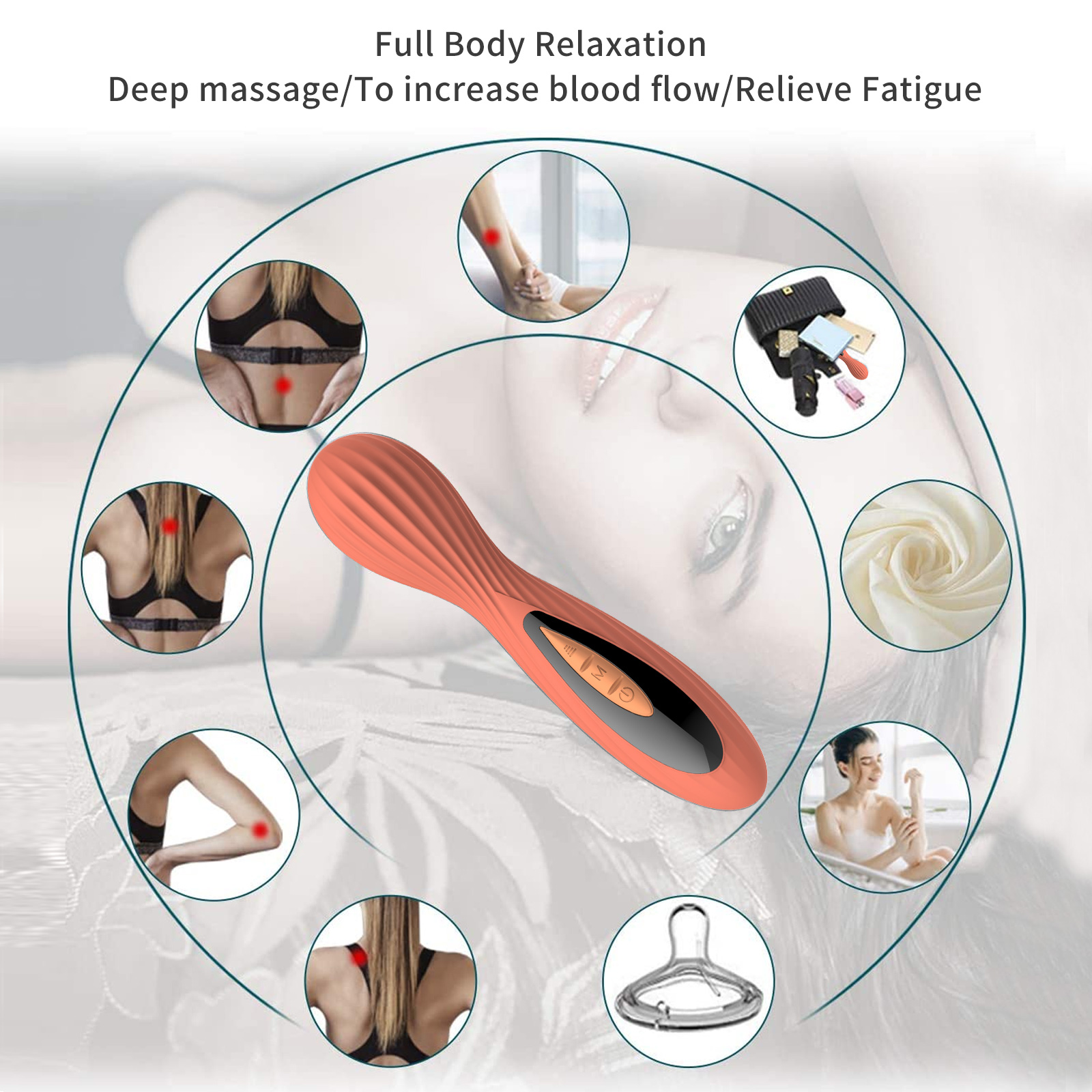 Shell 9 Frequnecy Wand Vibrator