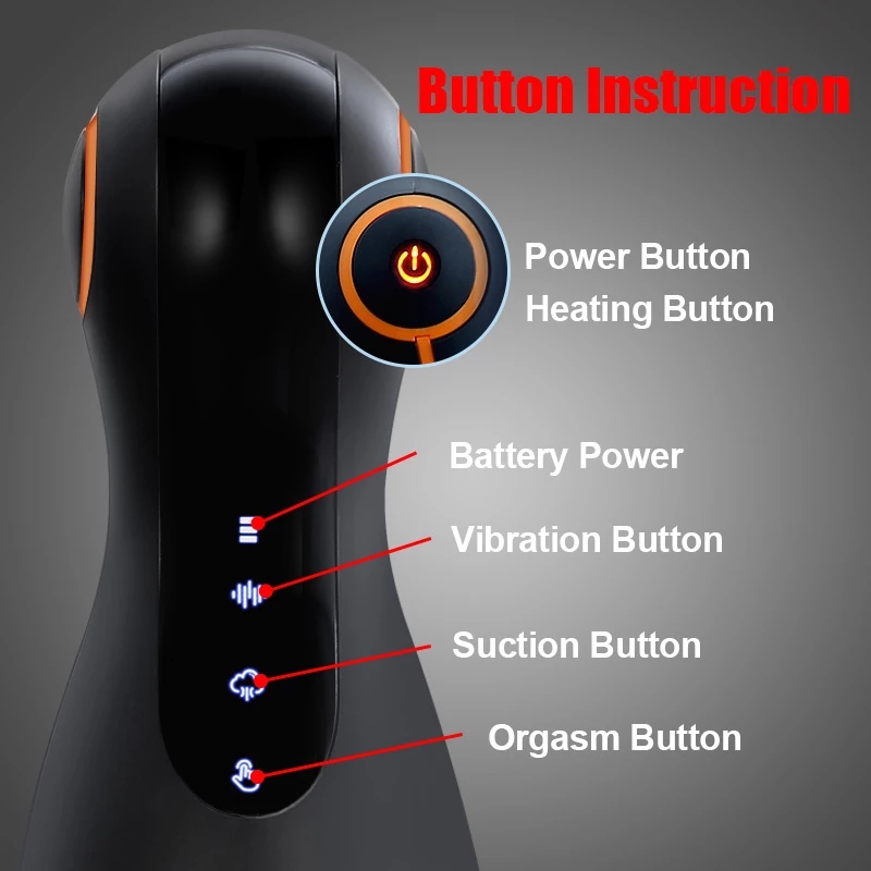 6 Vibration Sucking Automatic Masturbation