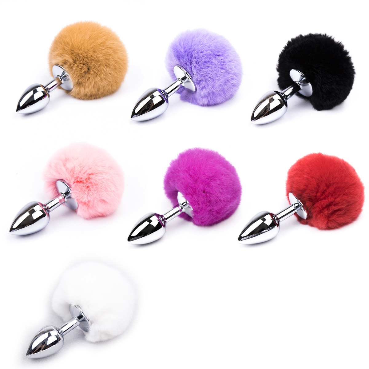 Bunny Tail Aluminum Alloy Plug