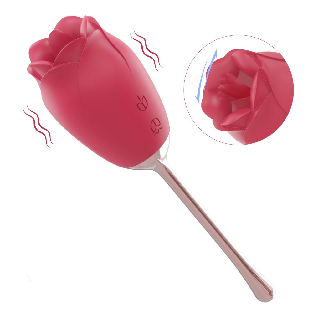 Rose Wand Rose Tongue Vibrator
