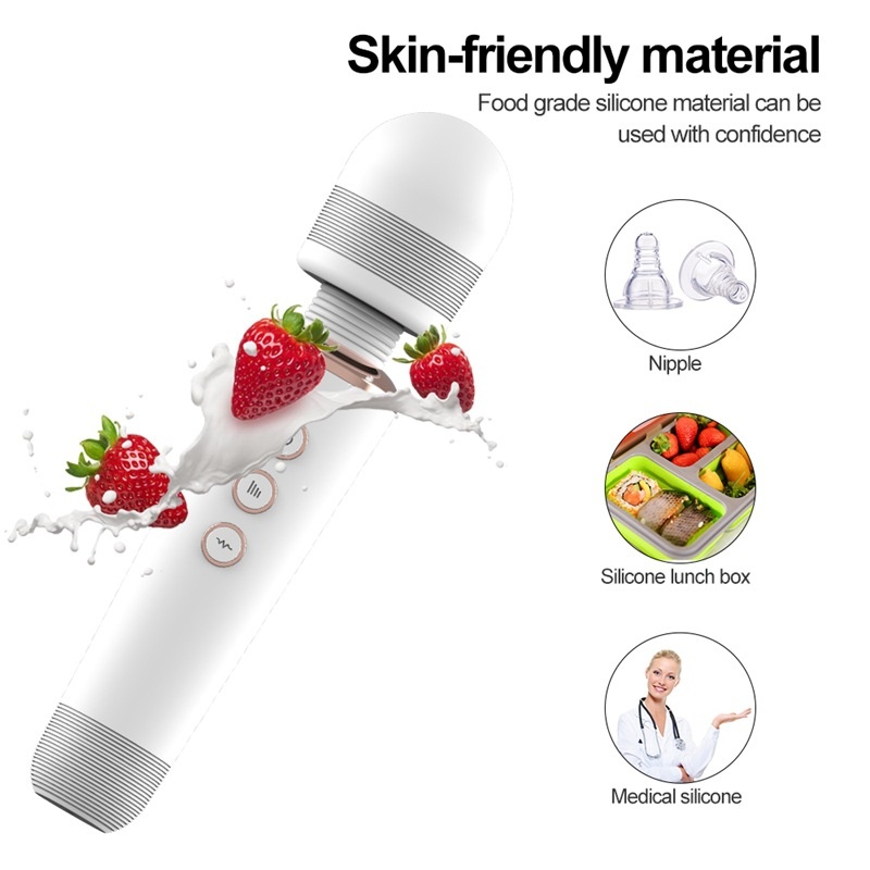 20 Frequency Magic Wand Vibrator G Spot Massager Sex Toy For Woman