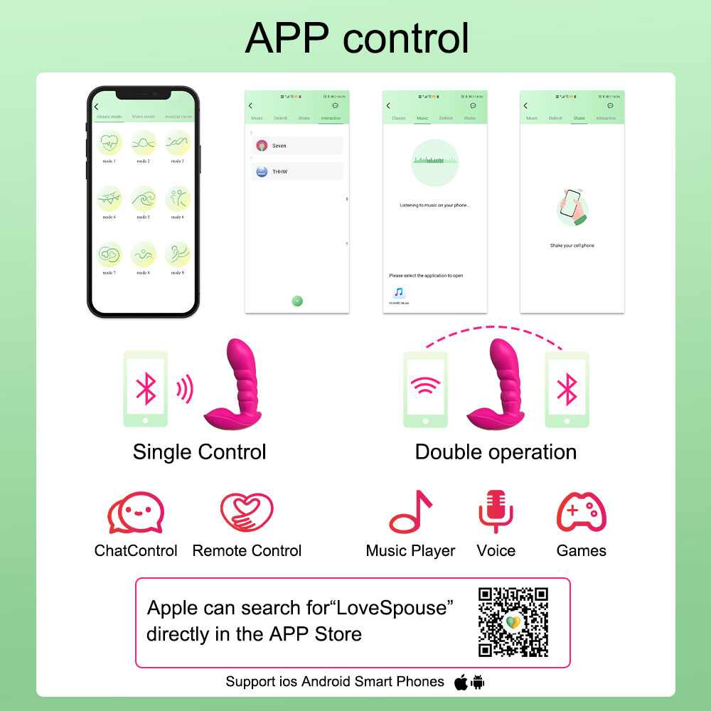 App Control Wearable G-spot Vibrating Panties