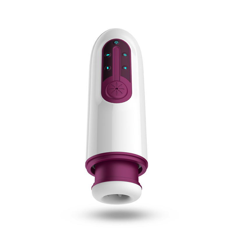 David - Interactive Voice Heating Telescopic Sucking Deep Throat Masturbation Cup