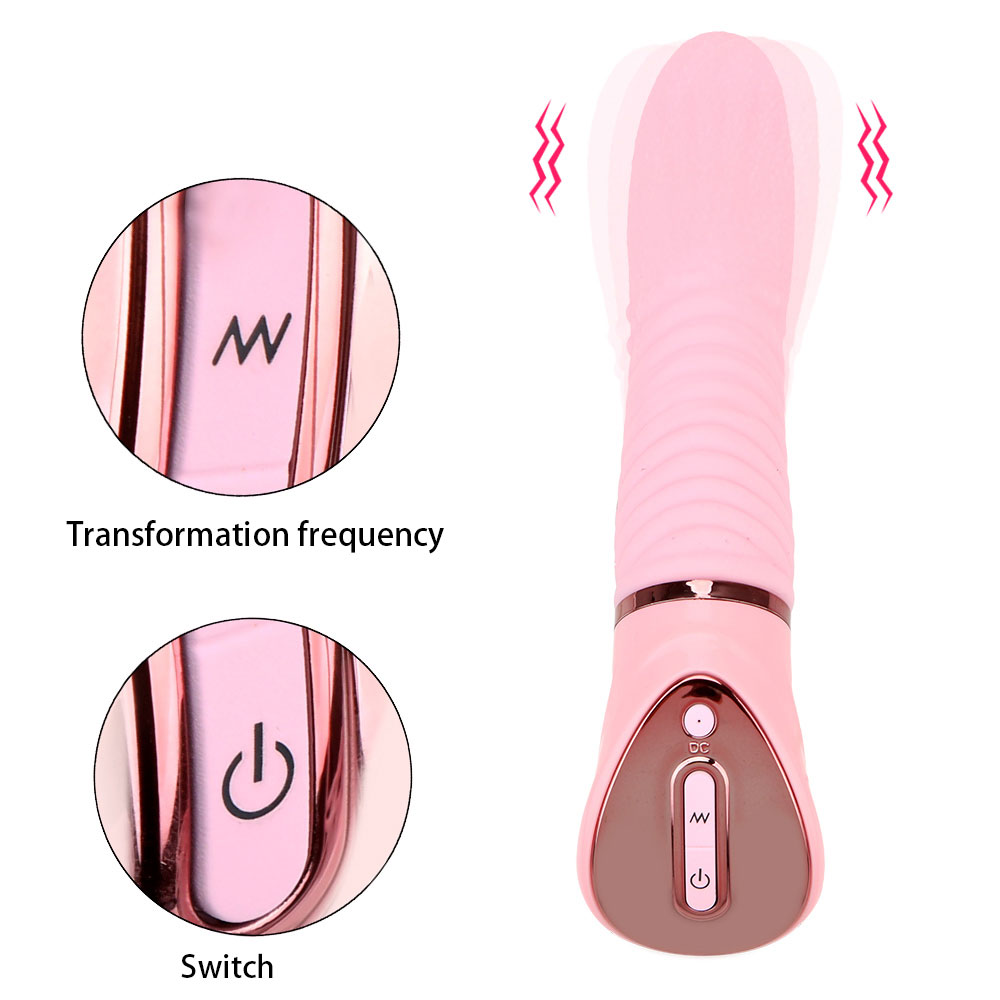 Multifunction G-spot Massager 10 Speed Tongue Vibrator