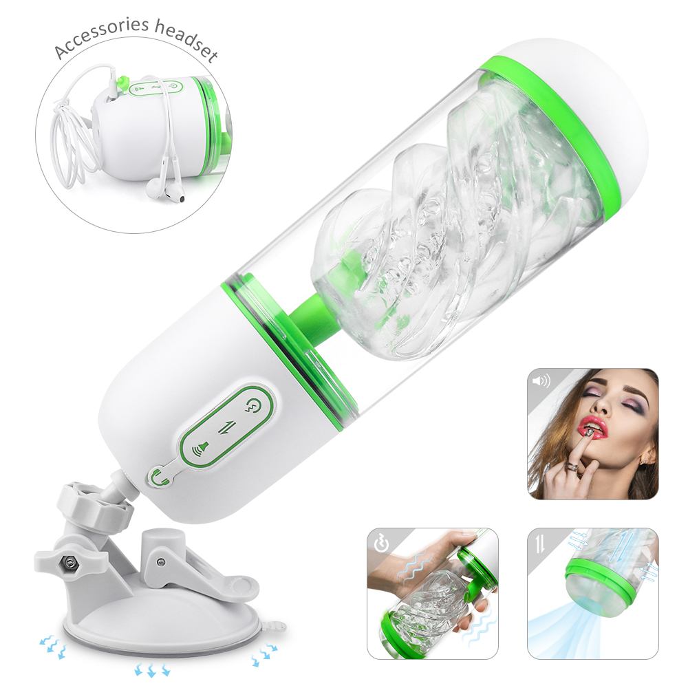 Shd-s205 Vivek Handefree Real Voice Sucking Vibrating Masturbation Cup