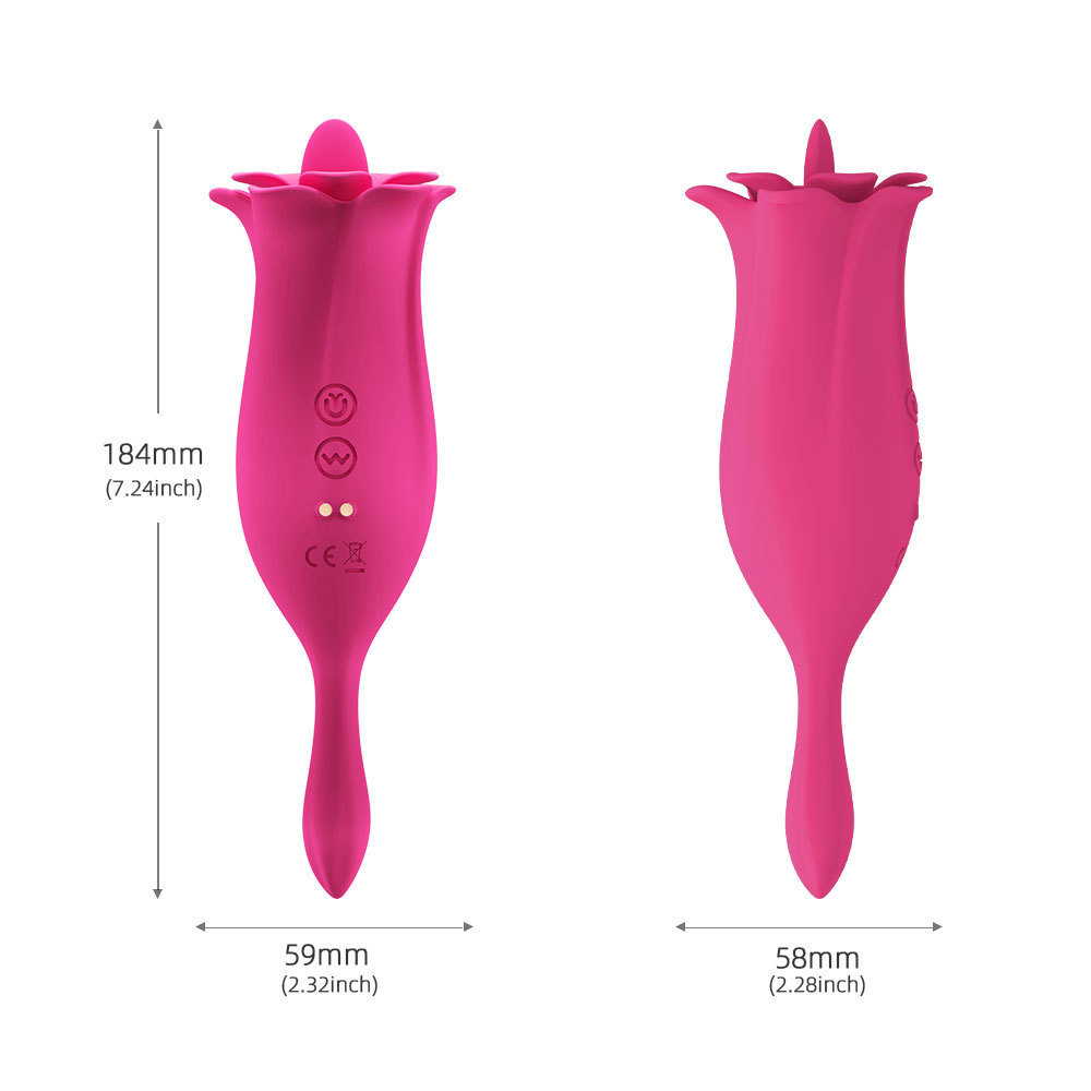 Tongue Licking Lily Vibrator