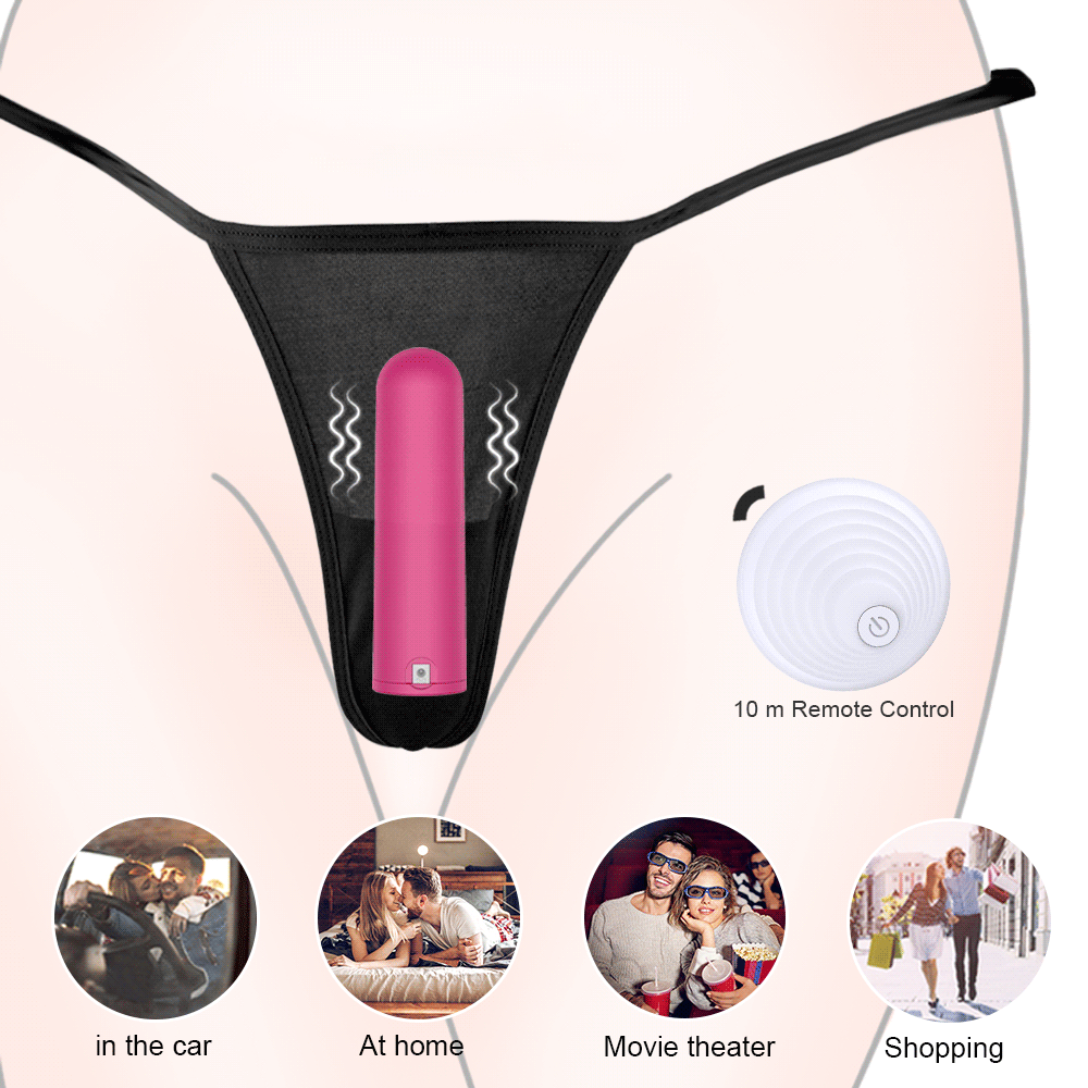 10 Speeds Remote Control Mini Lipstick Bullet Vibrator
