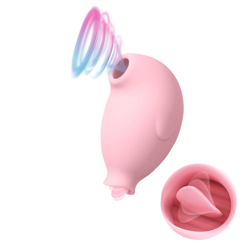 Suction Tongue Licking Penguin Vibrator