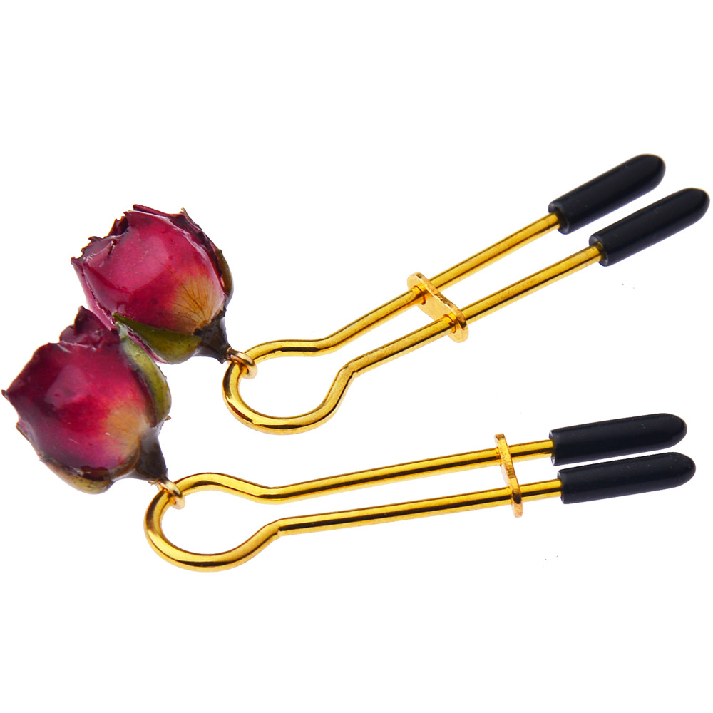 Rose Love Nipple Clamps