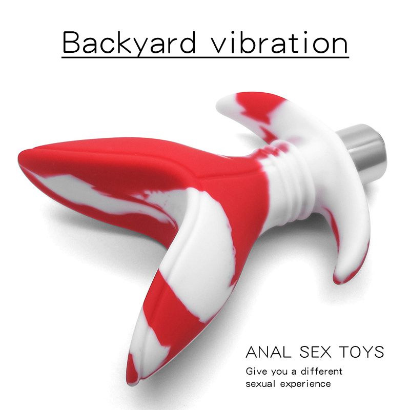 Goldfish Tail Shaped 10 Speed Anal Vibrator Opening Anus Expander