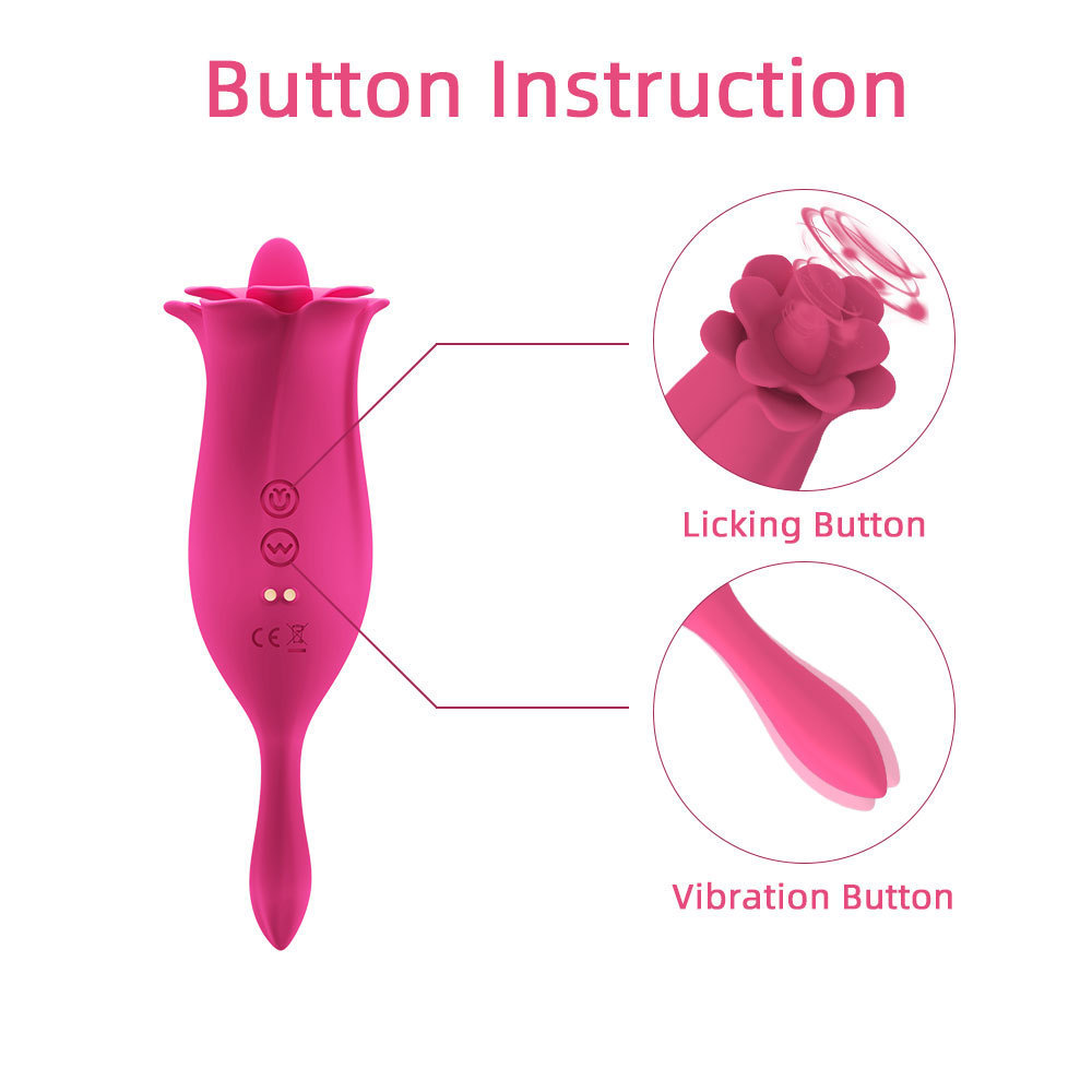 Tongue Licking Lily Vibrator