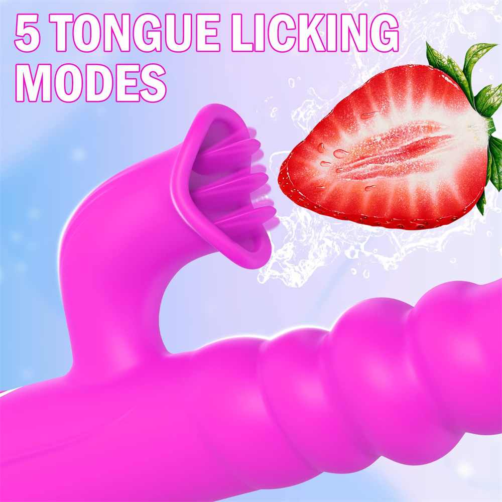 4 In 1 Thrusting Rotation Rabbit Vibrator G Spot Vibrator