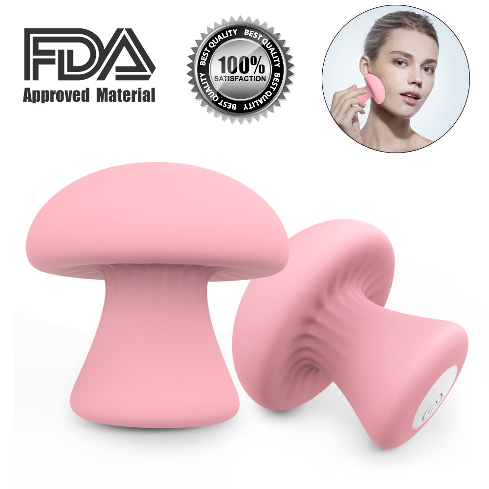 Small Mushroom Vibrating Massage Mini Vibrating Stick