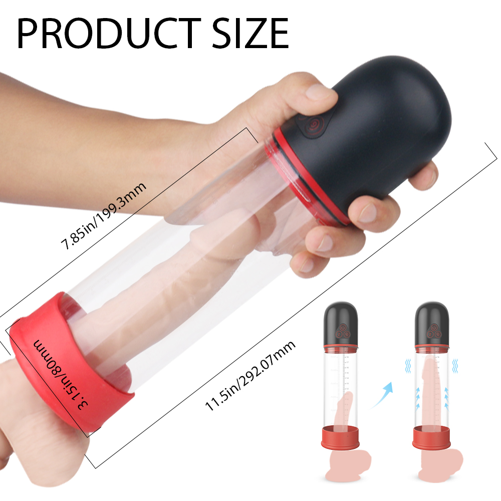 S193 Air Strong Shock And Suction Male Penis Pump