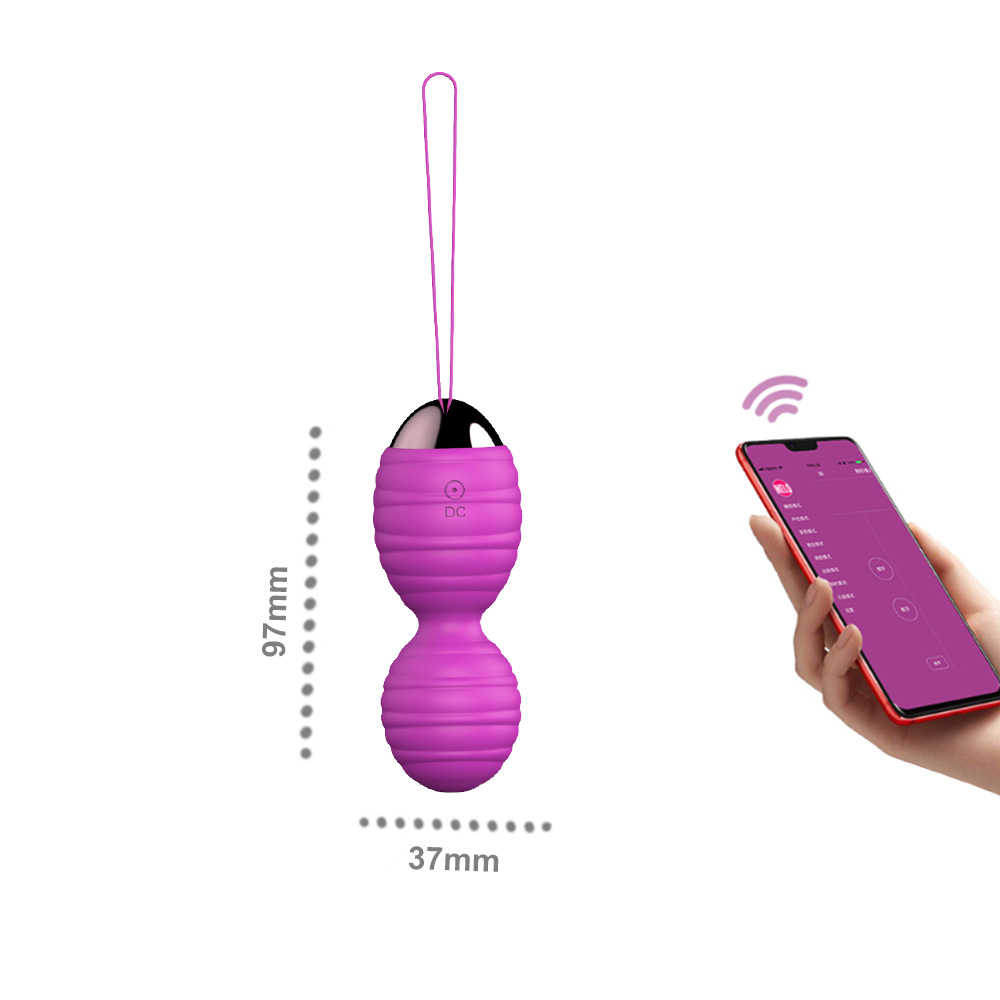 Ben Wa Massage Balls With 2 In 1 App Remote Control