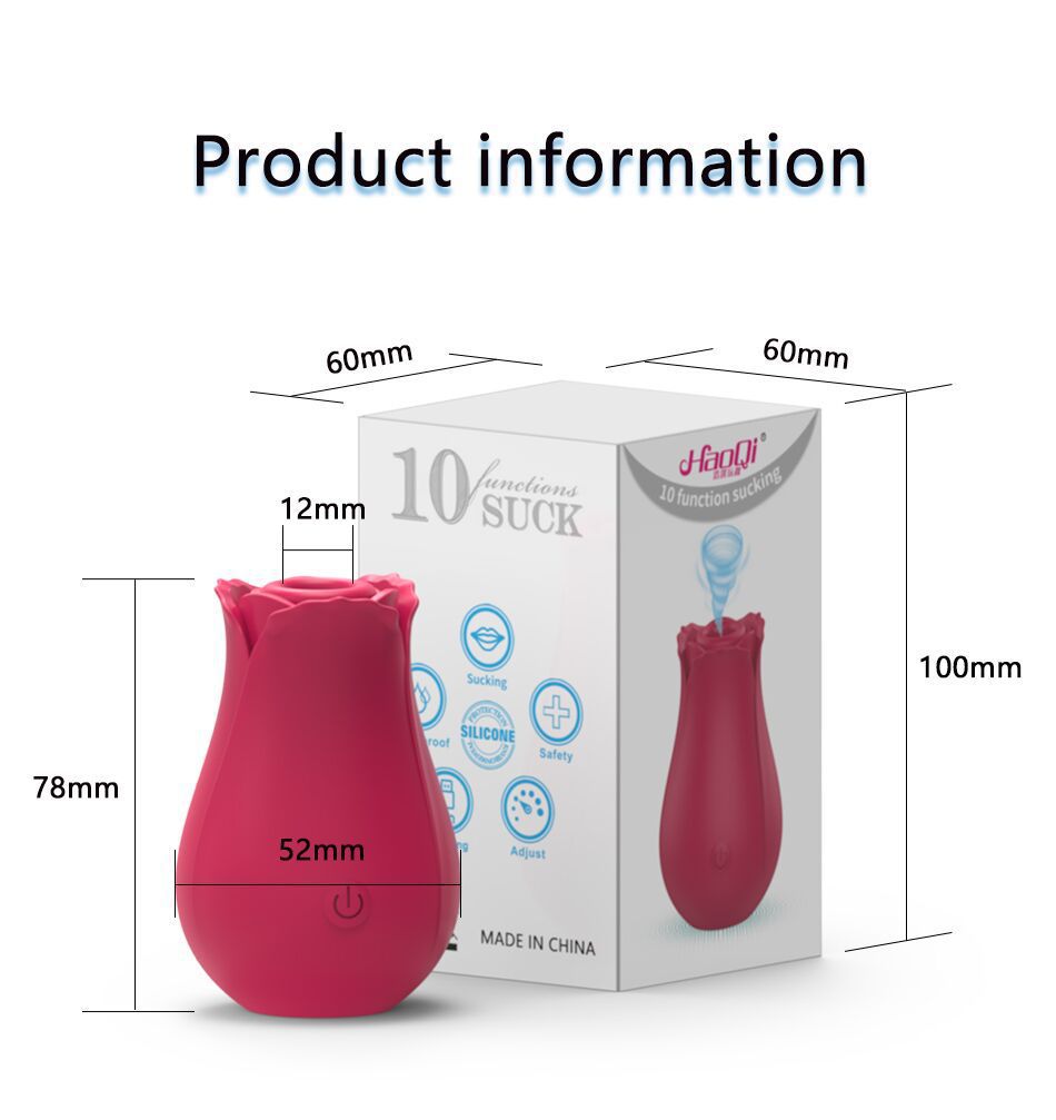 New Rose Toy Sucking Vibrator