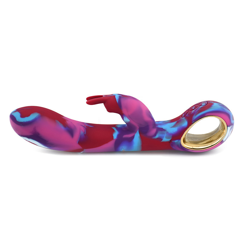 10 Frequency Heating Vibration Rainbow Vibrator