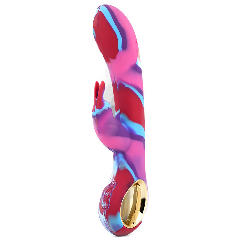 10 Frequency Heating Vibration Rainbow Vibrator