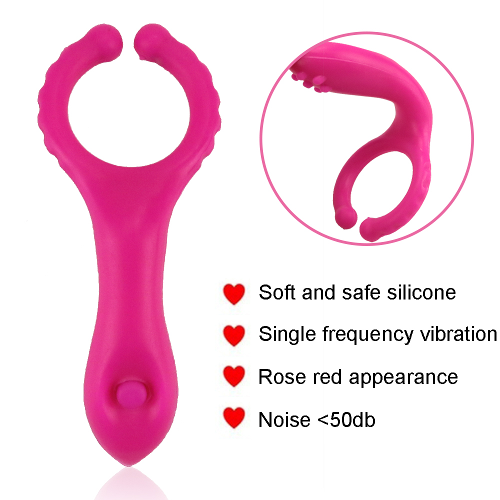 Silicone G Spot Stimulate Vibrators Dildo Nipple Clip Couple Sex Toy