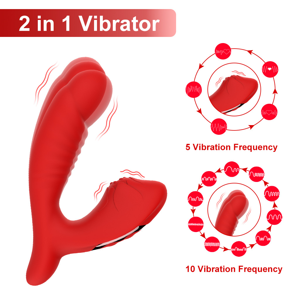 Rose Stamen 2-in-1 Clit Stimulating Panty Vibrator