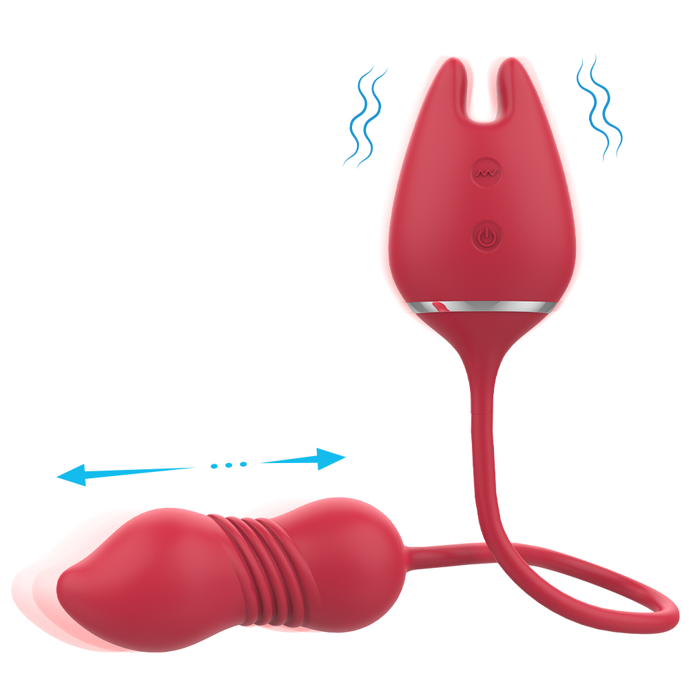 Women's Masturbation Vibration Egg Jumping Breast Clip
