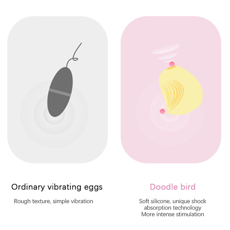 Bird Shaped Suction Vibrator Clitoris Stimulator