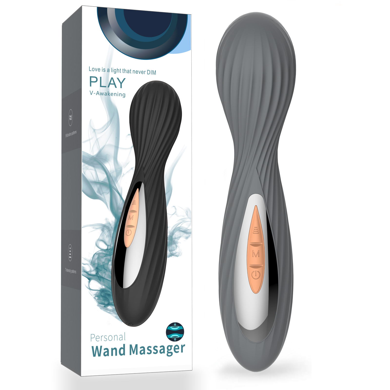 Shell 9 Frequnecy Wand Vibrator