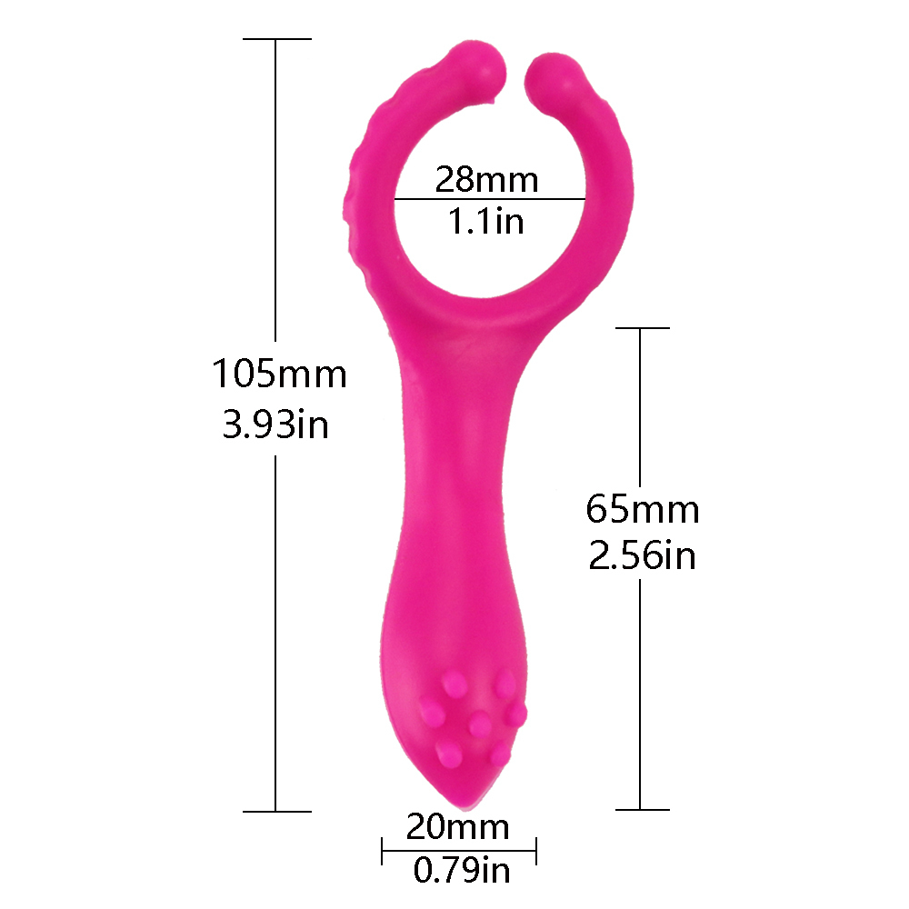 Silicone G Spot Stimulate Vibrators Dildo Nipple Clip Couple Sex Toy