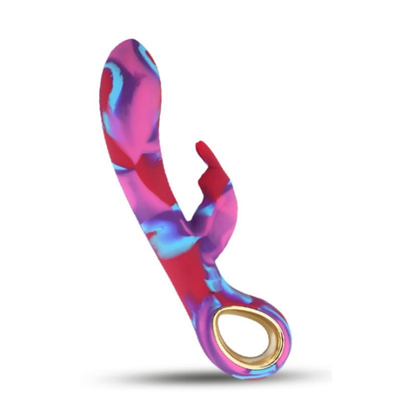 10 Frequency Heating Vibration Rainbow Vibrator